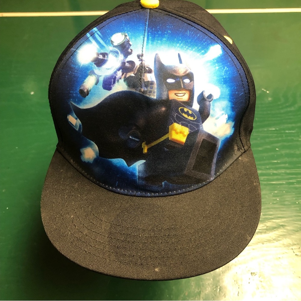 H&M Boys The Lego Batman Movie Hat Size 4-8Y SnapBack DC Comics